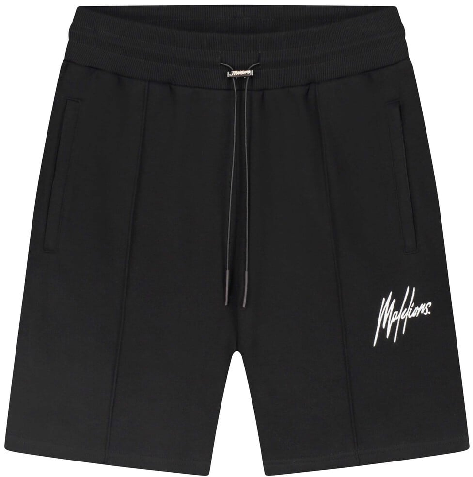 Malelions Regular Short - Black/White Zwart