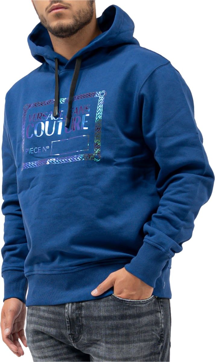 Versace Jeans Couture Piece NR Iridescent Hoodie Blauw