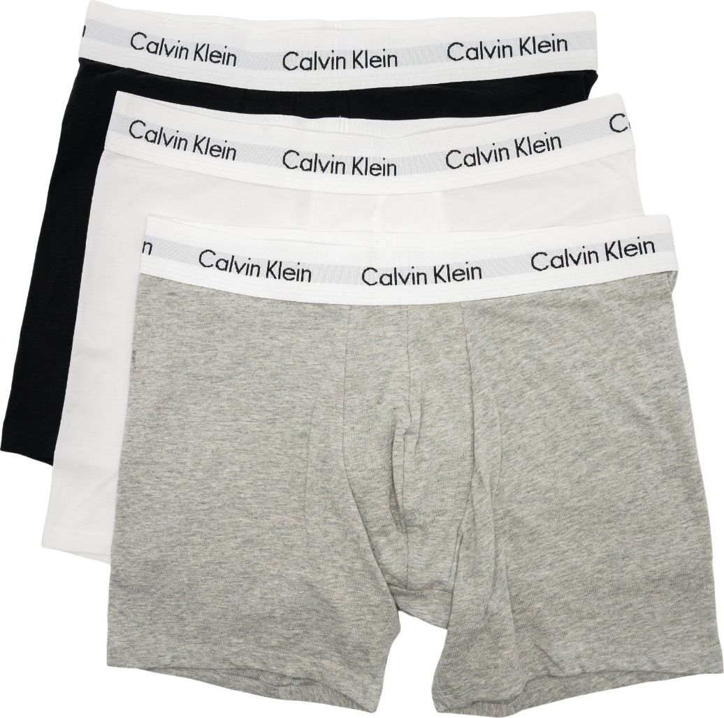 Calvin Klein 3 Pack Brief Boxer Set Lang Zwart