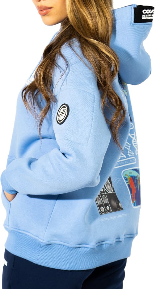 Cou7ure Essentials Cou7ure Essentials Hoodie Blauw