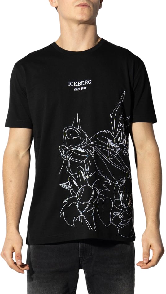 Iceberg T-Shirt Zwart