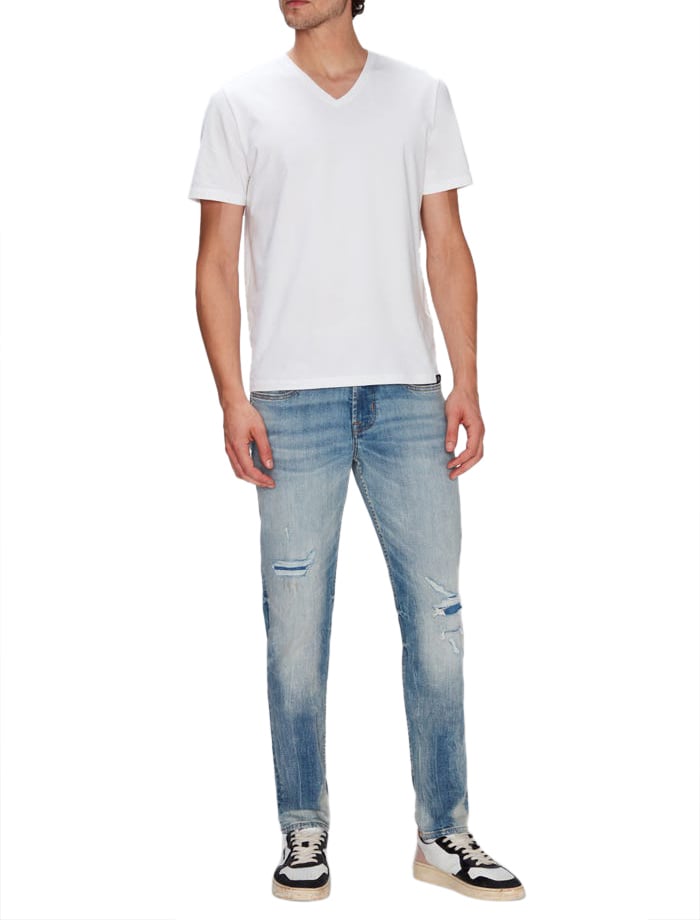 7 For All Mankind Slimmy Tapered Jeans Blauw