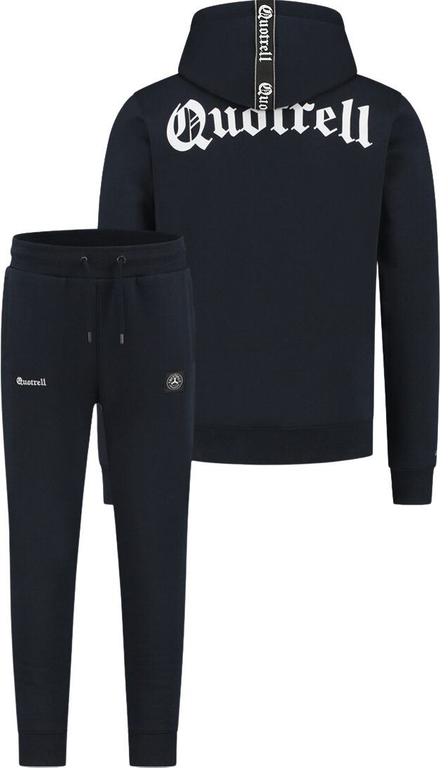 Quotrell Commodore Set | Navy/white Blauw