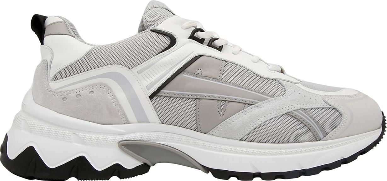 Nubikk Ross Nomad | Wit Grijze Sneakers voor Heren Wit