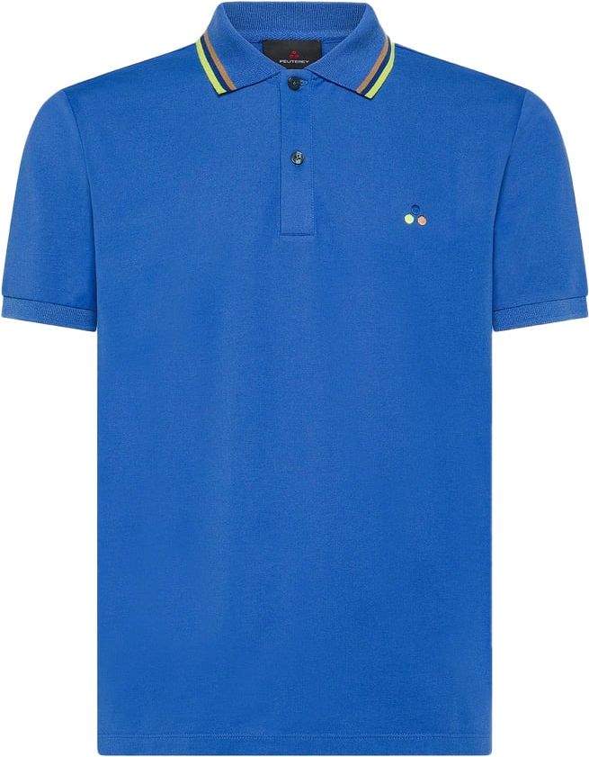 Peuterey T-shirts And Polos Blue Blauw