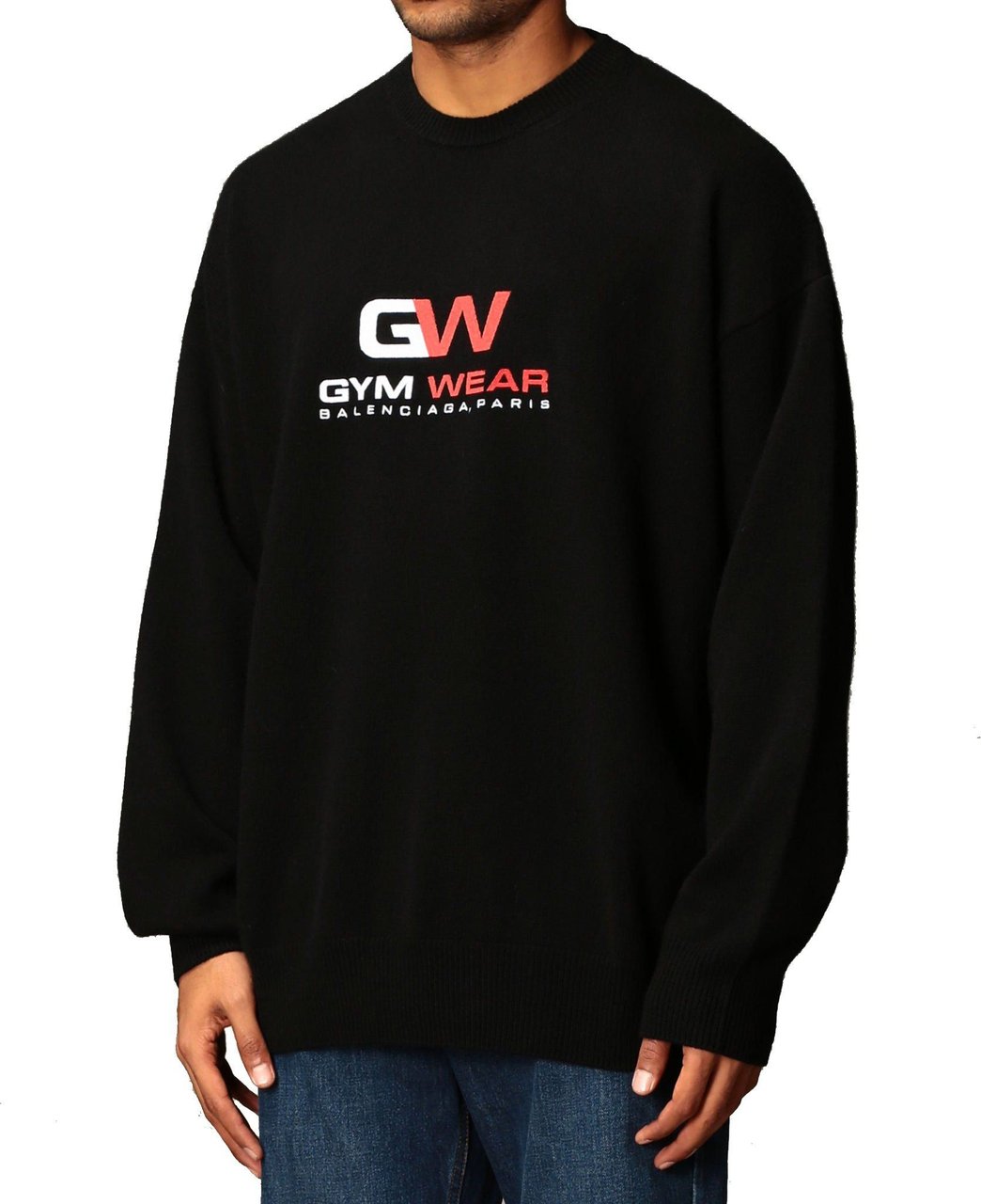 Balenciaga Balenciaga Gym Wear Cashmere Sweater Zwart