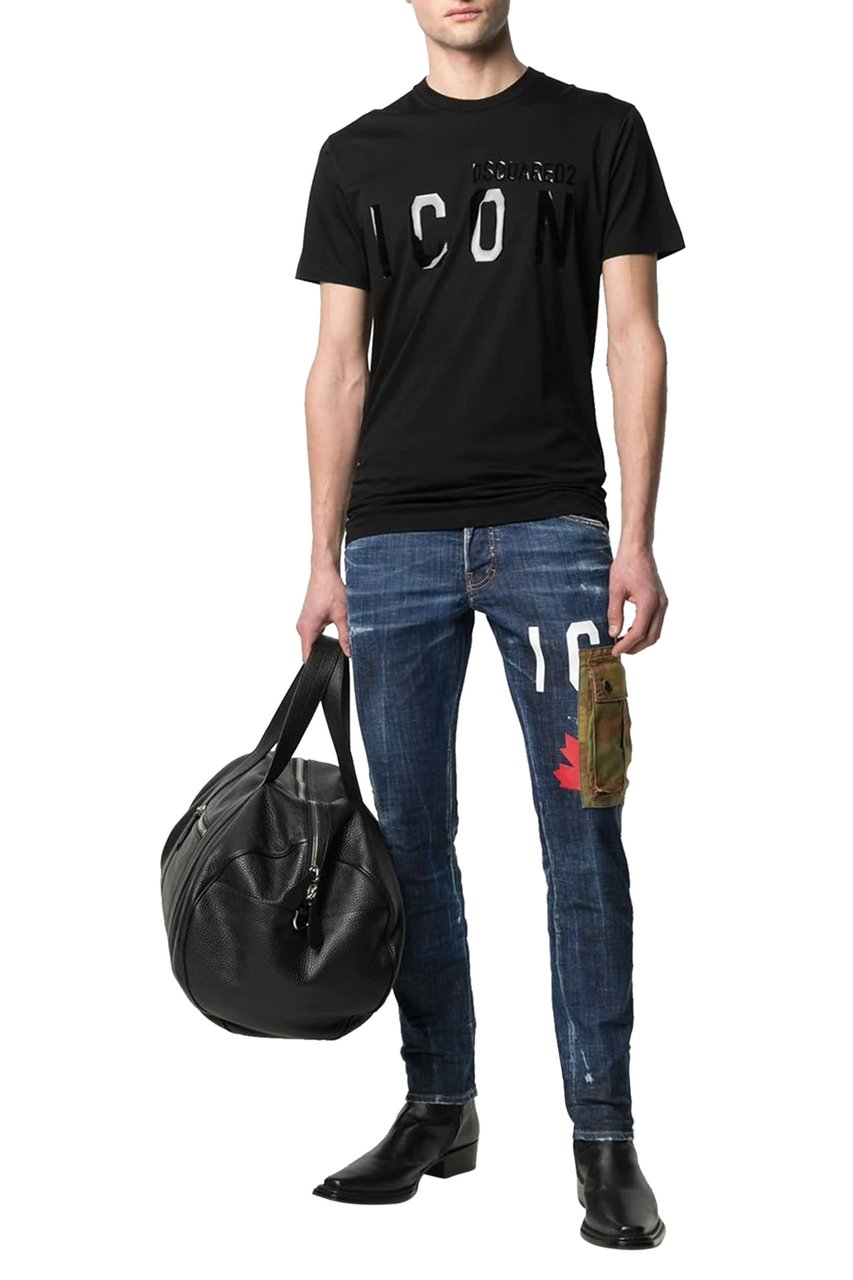 Dsquared2 T-shirt Black Zwart