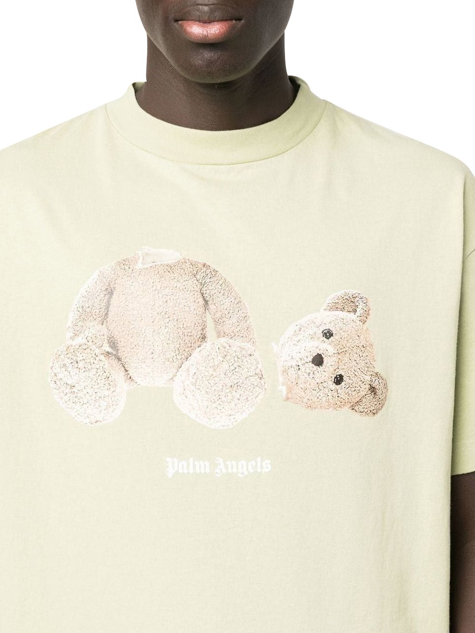 Palm Angels Teddy Bear cotton T-Shirt Groen
