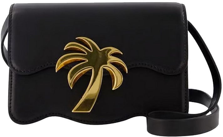 Palm Angels Shoulder Bag Black Zwart