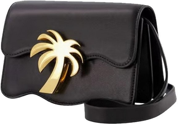 Palm Angels Shoulder Bag Black Zwart