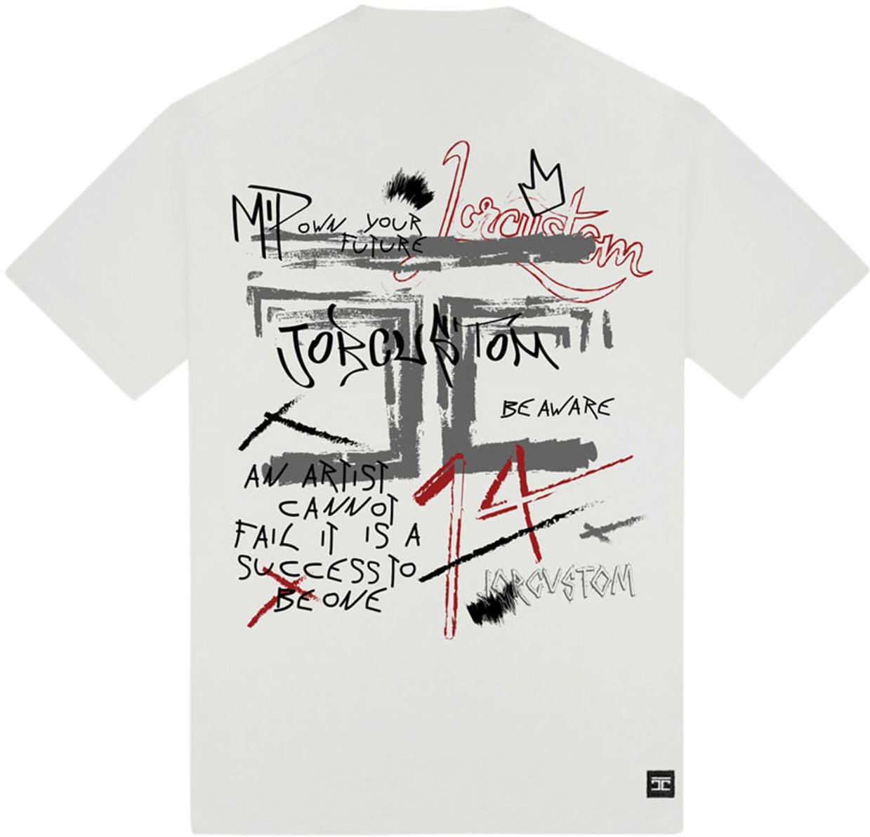 JORCUSTOM Artist Loose Fit White Wit