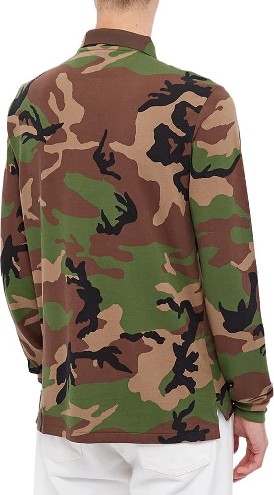 Ralph Lauren Long Sleeve Camouflage Polo Shirt Divers