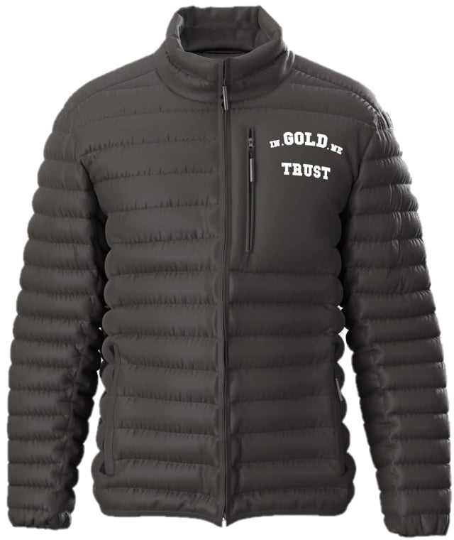 In Gold We Trust Kids The K1 Jet Black Zwart