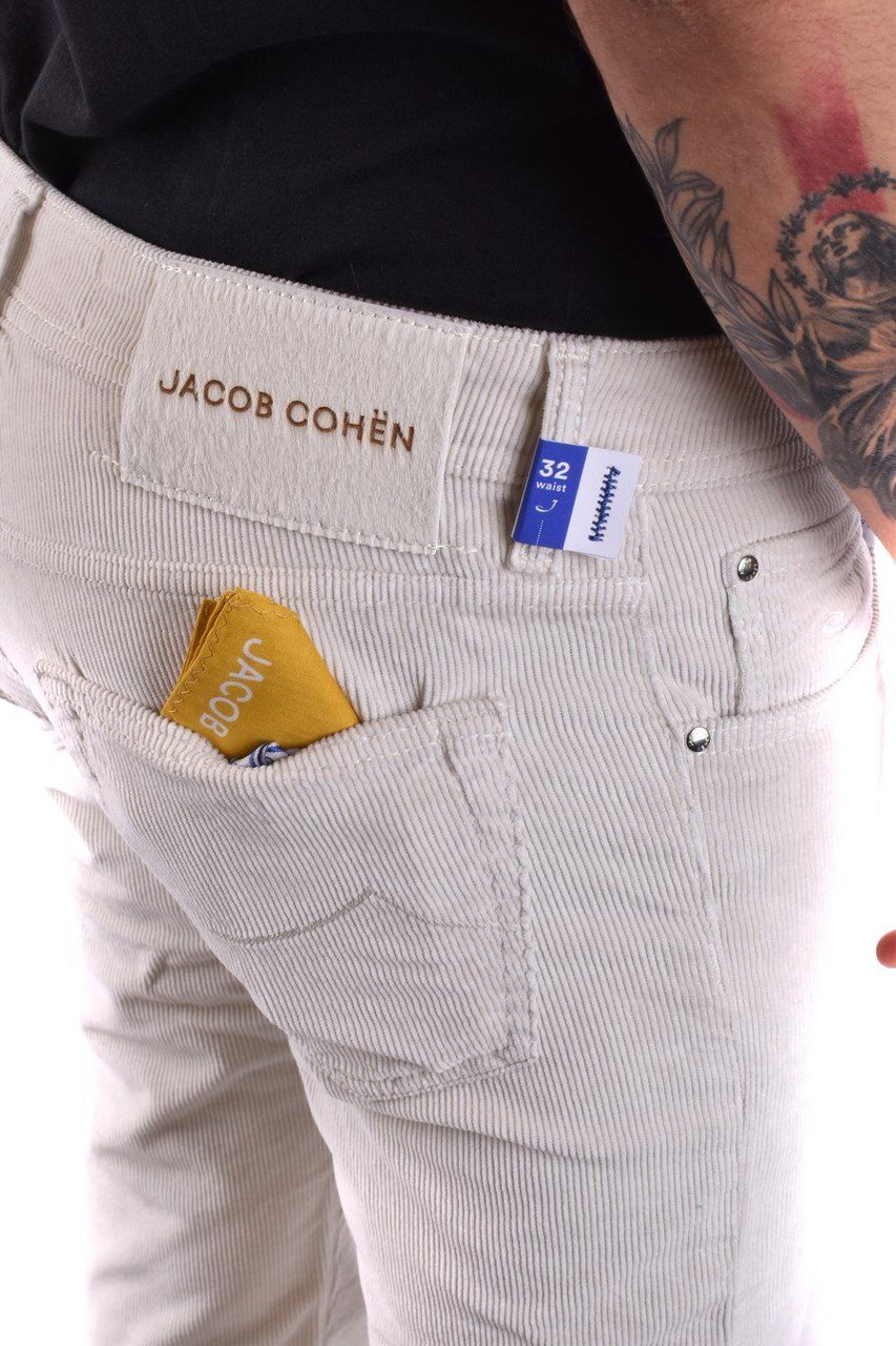 Jacob Cohen Trousers Cream Divers Divers