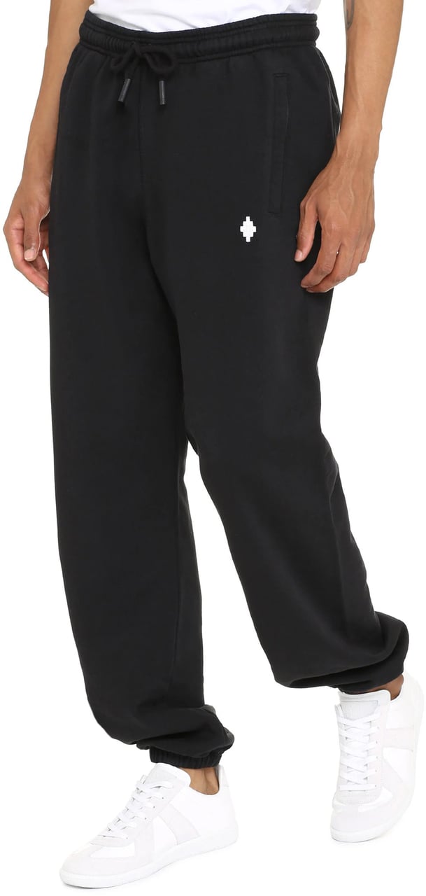 Marcelo Burlon County Of Milan Cotton Track Pants Zwart