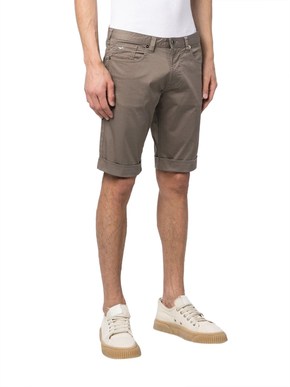 Emporio Armani Shorts Gray Grijs