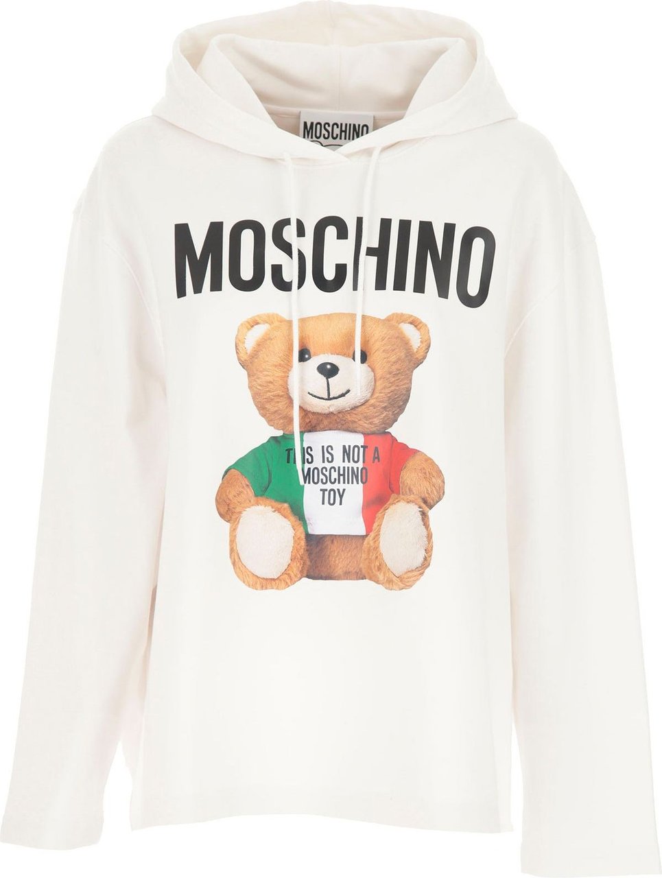 Moschino Moschino Couture Logo Hooded Sweatshirt Wit
