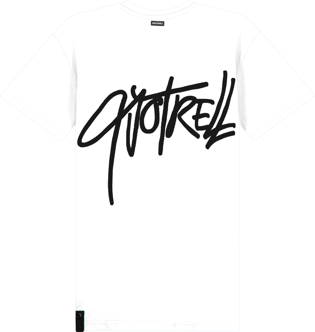 Quotrell Monterey T-shirt Dress | White / Black Wit