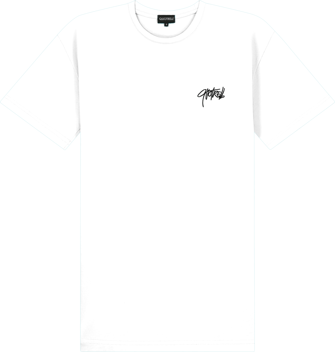 Quotrell Monterey T-shirt Dress | White / Black Wit