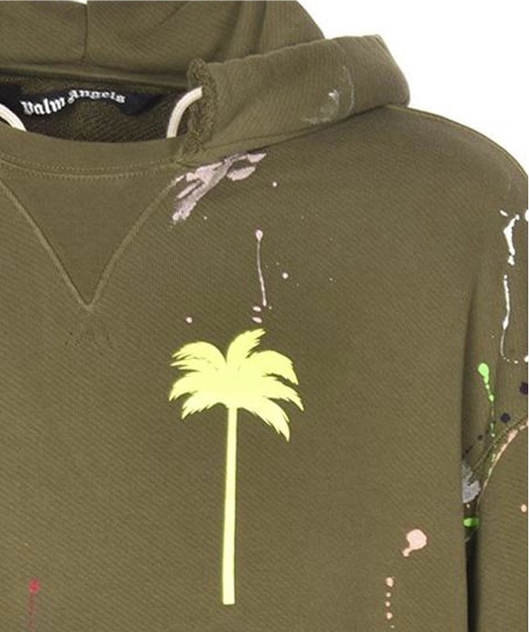 Palm Angels Palm Angels Printed Sweatshirt Groen