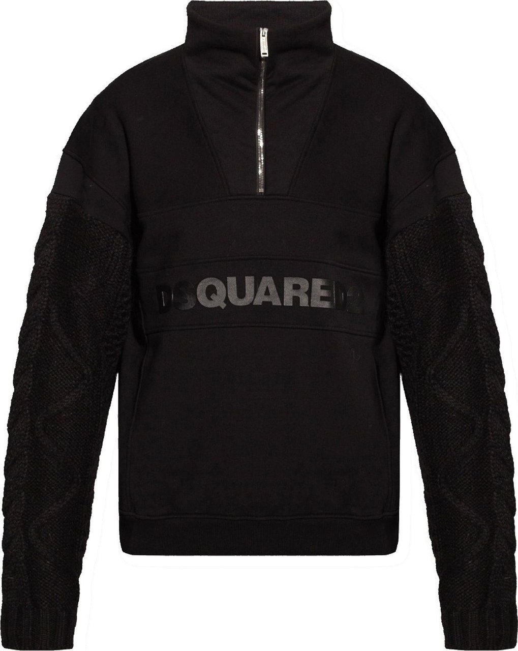 Dsquared2 Dsquared2 Cotton Logo Sweatshirt Zwart