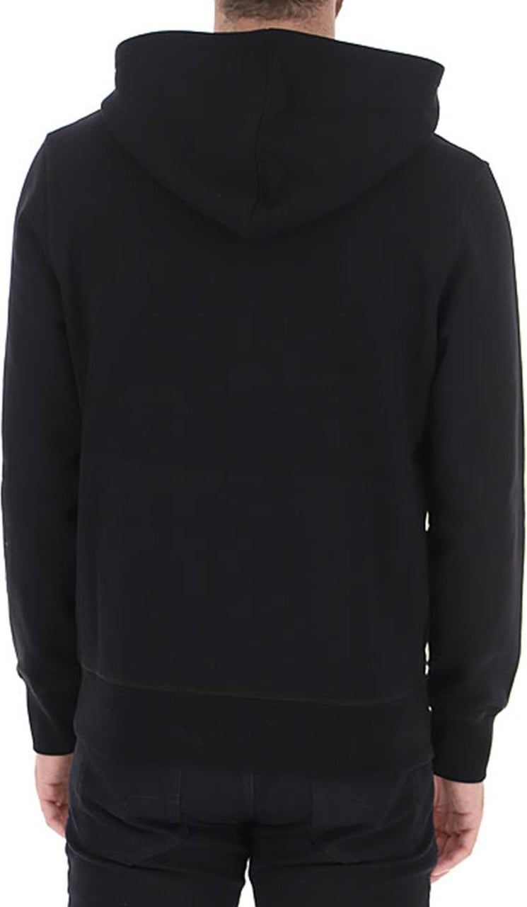 Alexander McQueen Alexander Mcqueen Cotton Logo Hooded Sweatshirt Zwart