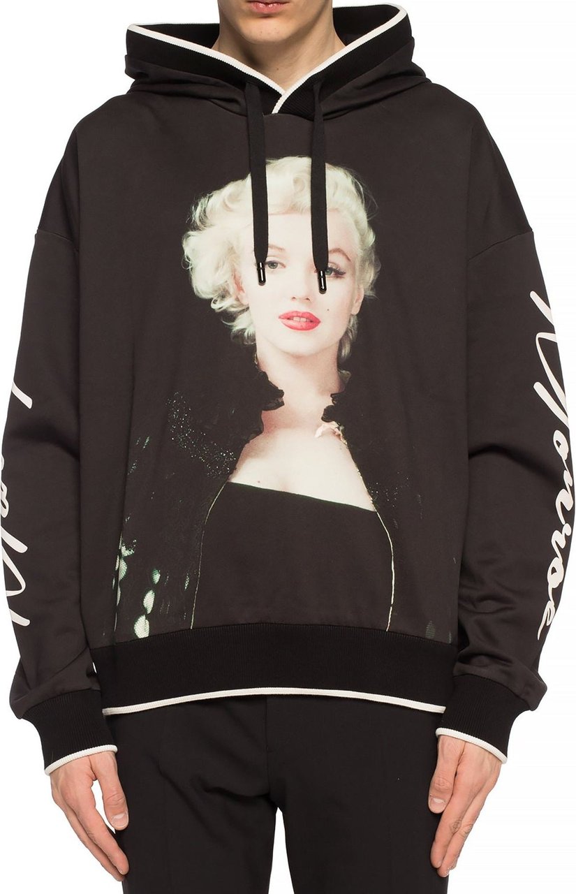 Dolce & Gabbana Dolce & Gabbana Marilyn Monroe Sweatshirt Zwart