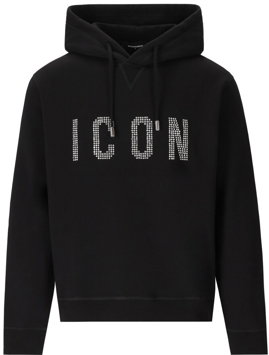 Dsquared2 Cool Fit Black Hoodie Black Zwart