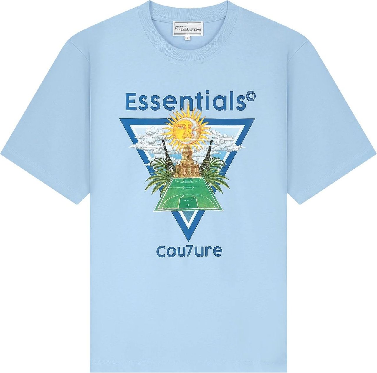 Cou7ure Essentials Tennessee T-shirt Heren Blauw Blauw