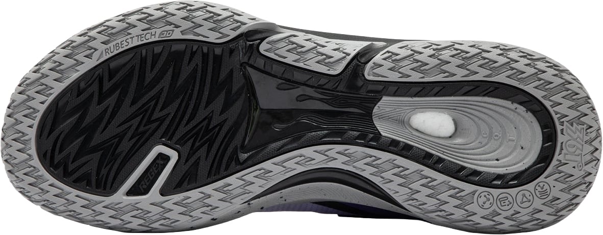 361 Degrees Light Up Joker PE Basketbalschoen Zwart Paars Paars