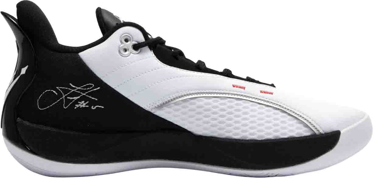 361 Degrees Team Joker ACE Basketbalschoen Zwart Wit Zwart