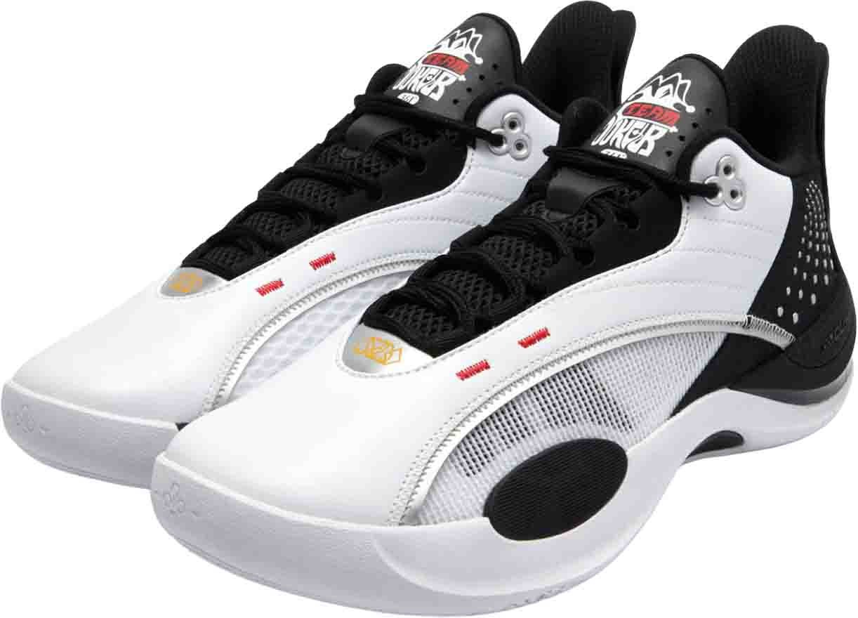 361 Degrees Team Joker ACE Basketbalschoen Zwart Wit Zwart