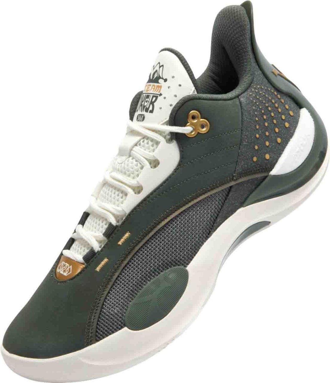 361 Degrees Team Joker Anchor Of Time Basketbalschoen Donkergroen Groen