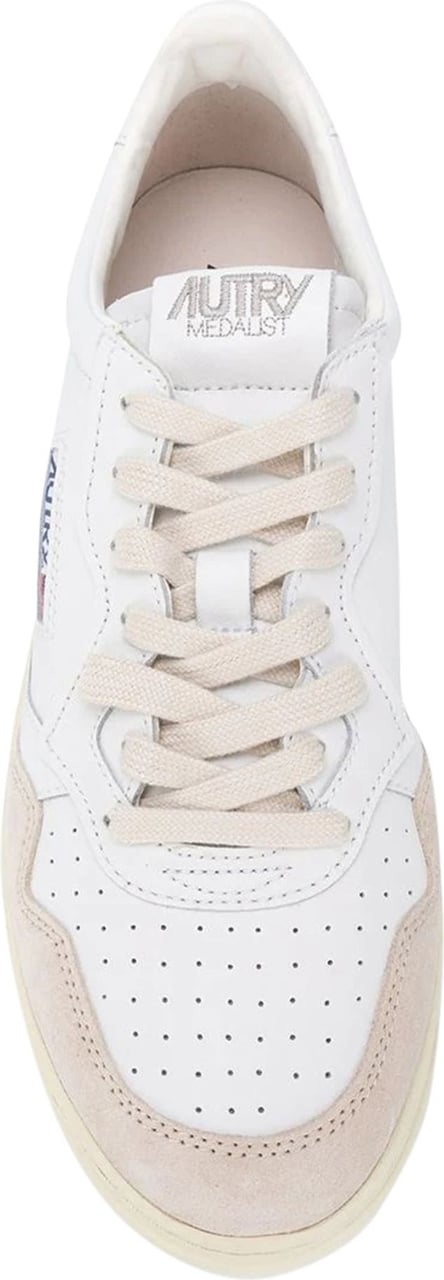 Autry Medalist Low Suede White Wit