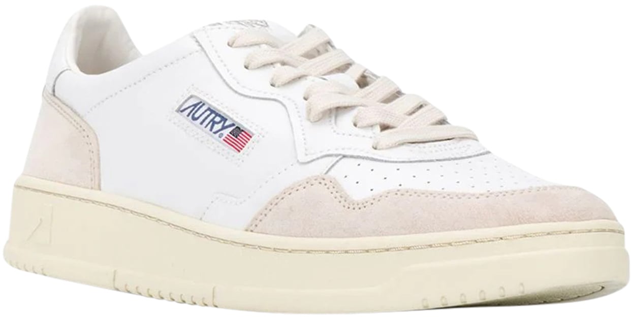 Autry Medalist Low Suede White Wit