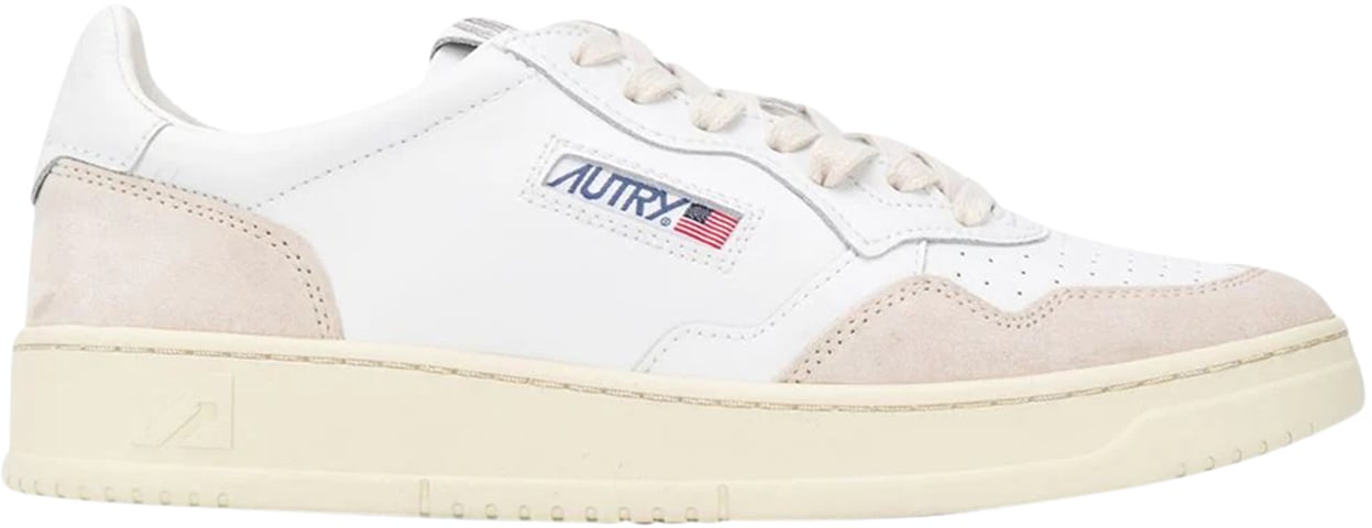 Autry Medalist Low Suede White Wit