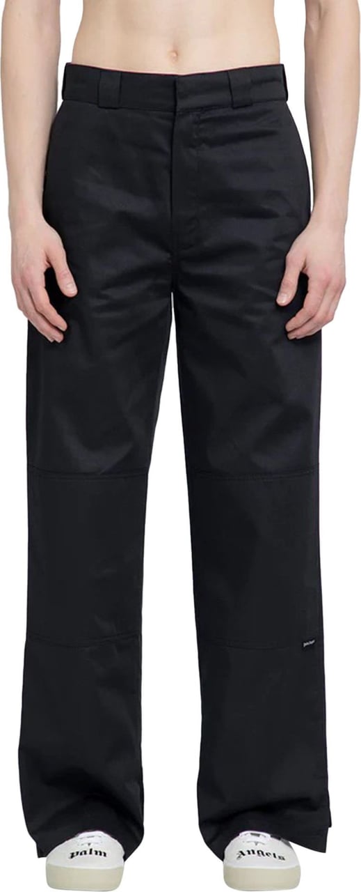 Palm Angels reversed waistband chino trousers Zwart