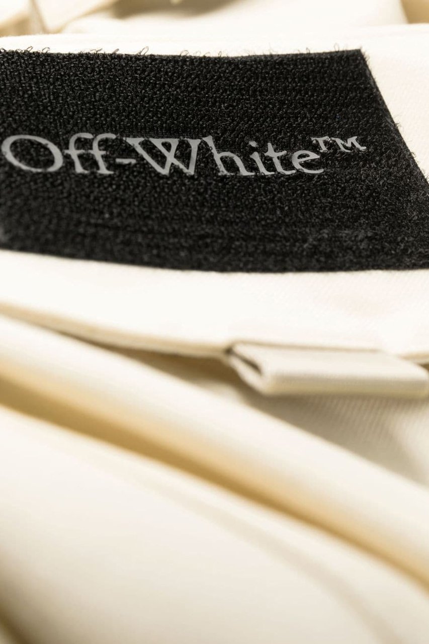 OFF-WHITE Toybox wide-leg cargo trousers Beige