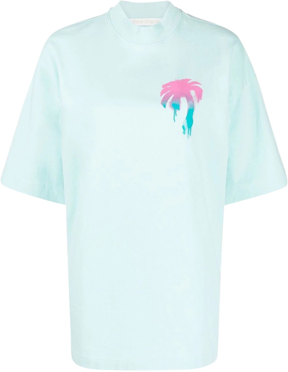Palm Angels print T-shirt Blauw