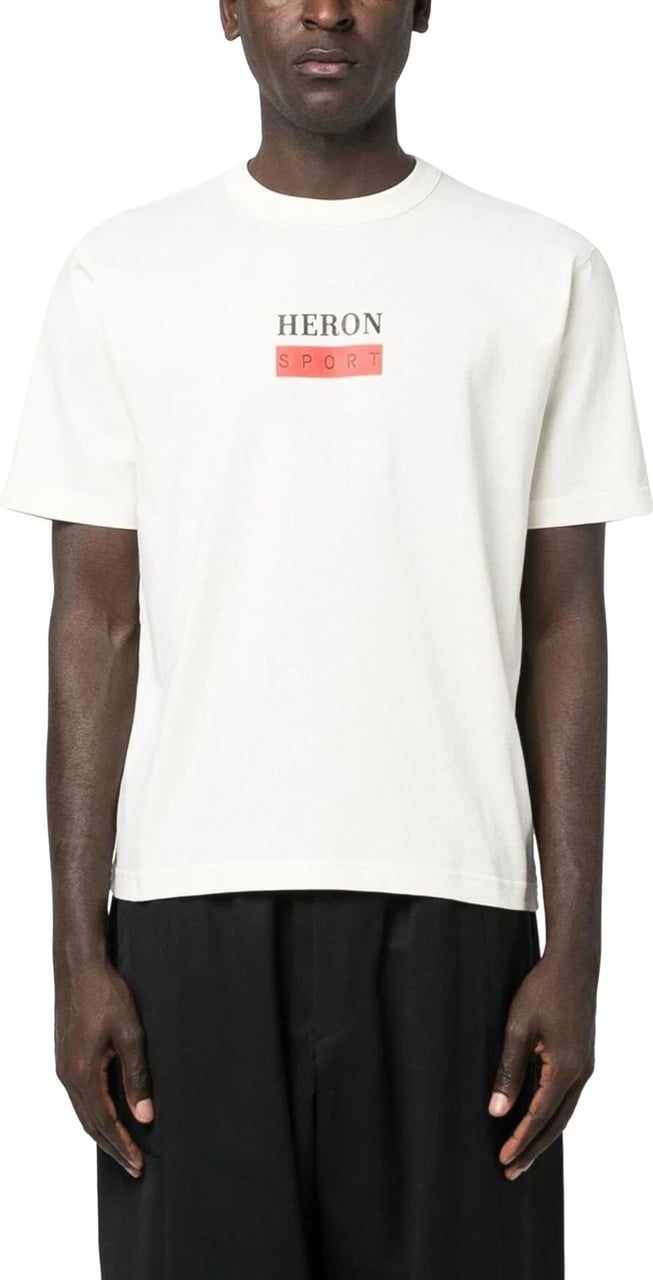 Heron Preston logo-print cotton T-shirt Neutraal