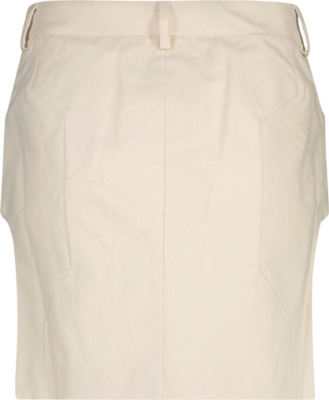 Heron Preston side-slits fitted mini skirt Wit