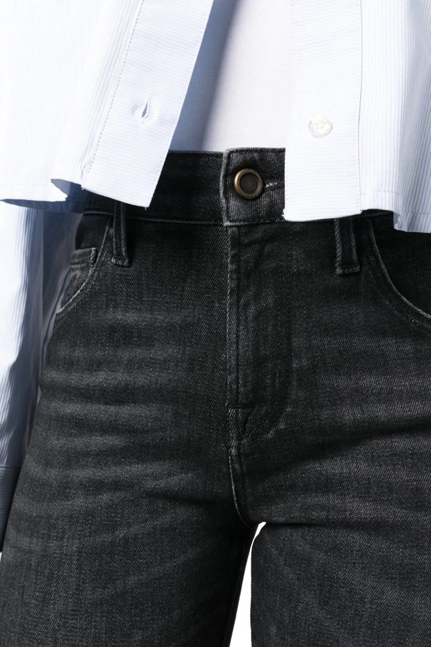Jacob Cohen turn-up hem skinny jeans Zwart
