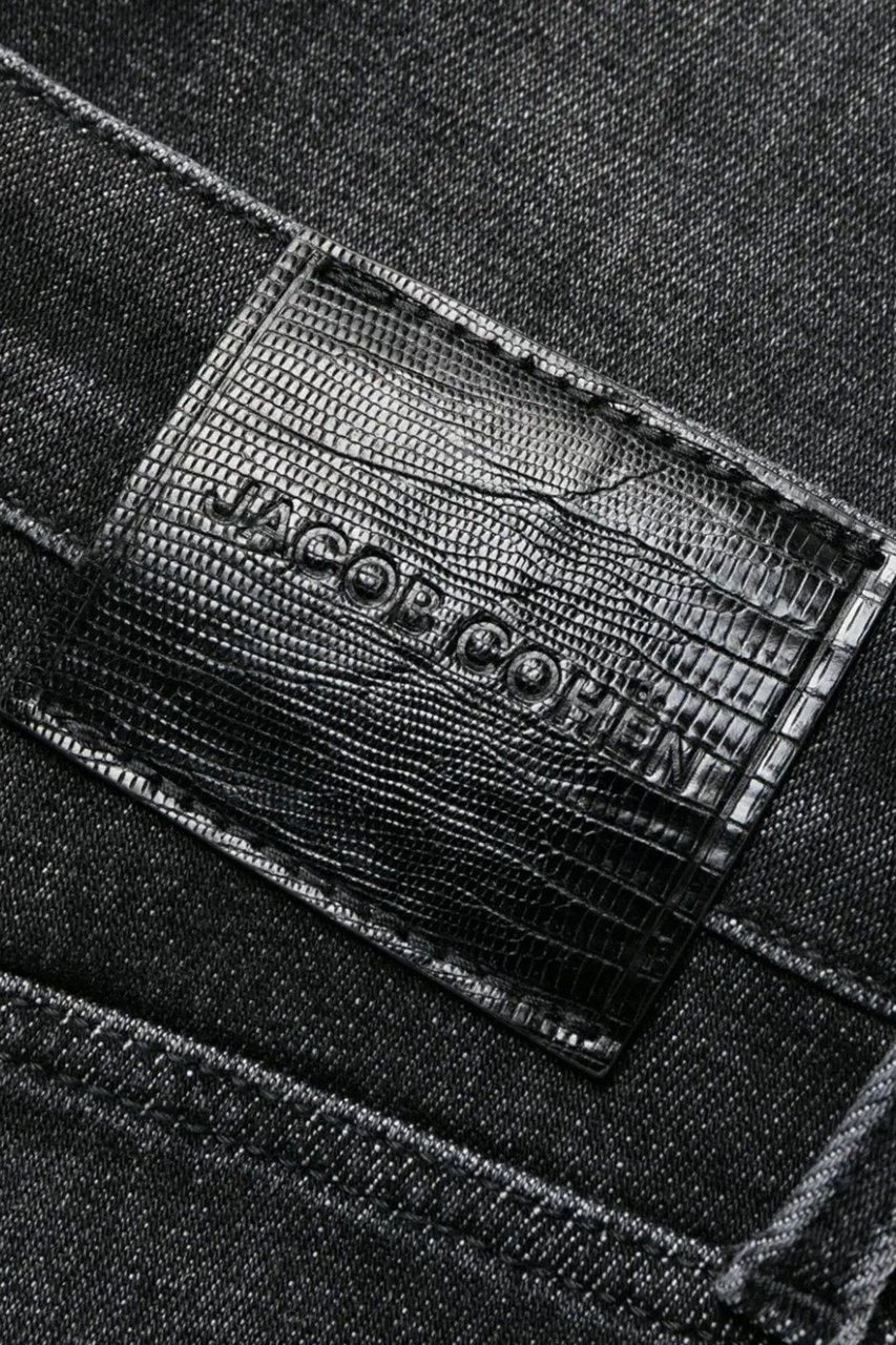 Jacob Cohen turn-up hem skinny jeans Zwart