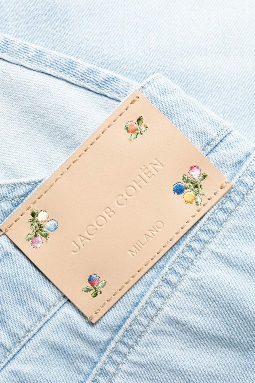 Jacob Cohen straight-leg denim dungarees Blauw