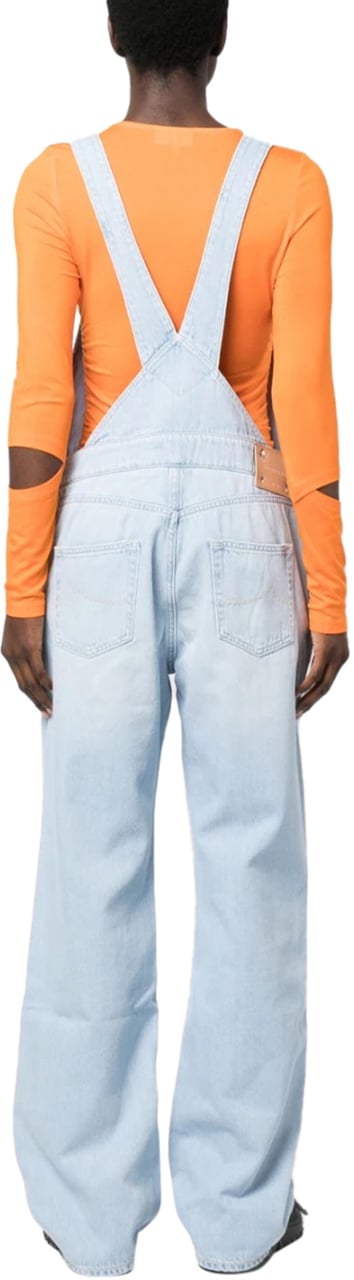 Jacob Cohen straight-leg denim dungarees Blauw