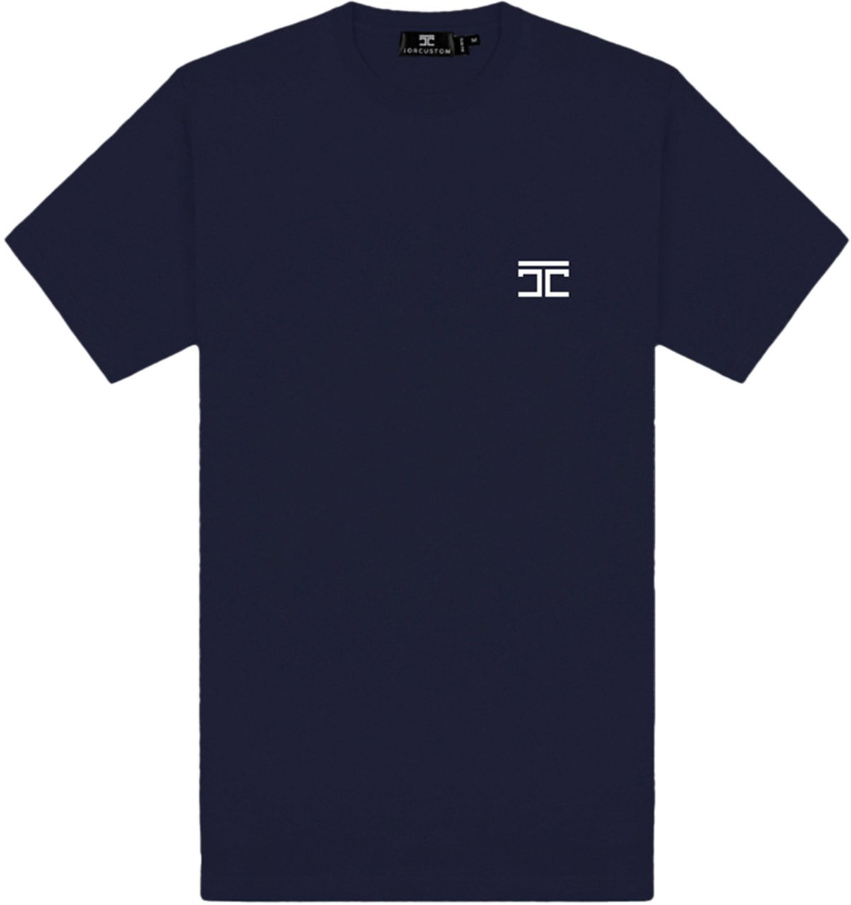 JORCUSTOM Evolve Slim Fit T-Shirt Navy Blauw