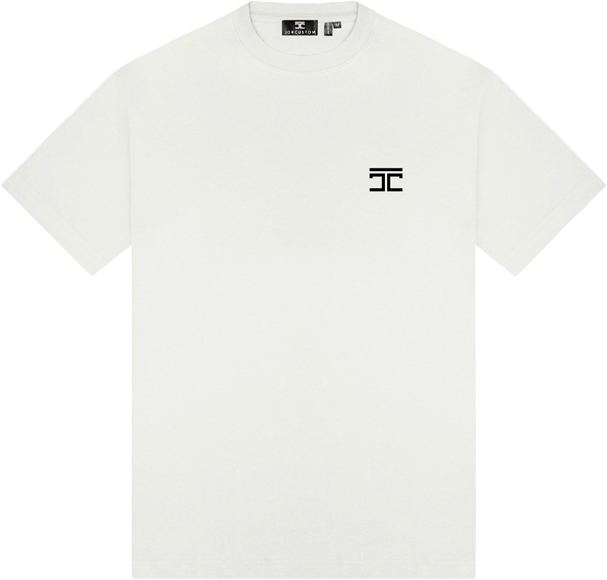 JORCUSTOM Evolve Loose Fit Tee White Wit