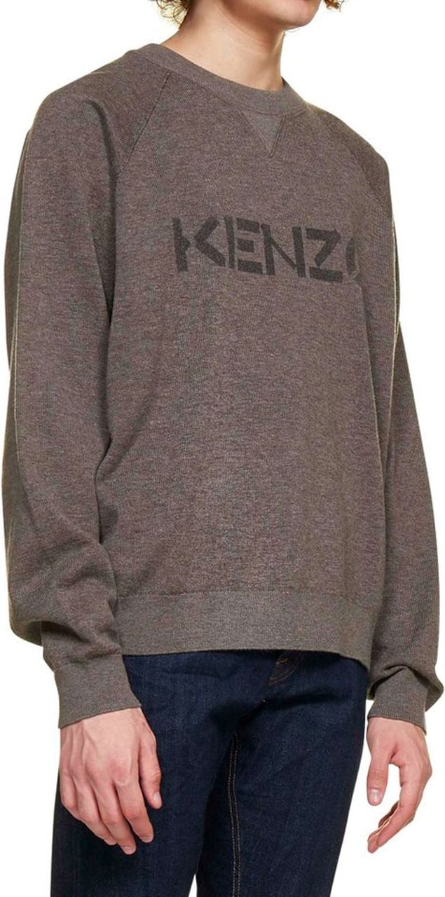 Kenzo Kenzo Logo Sweater Bruin
