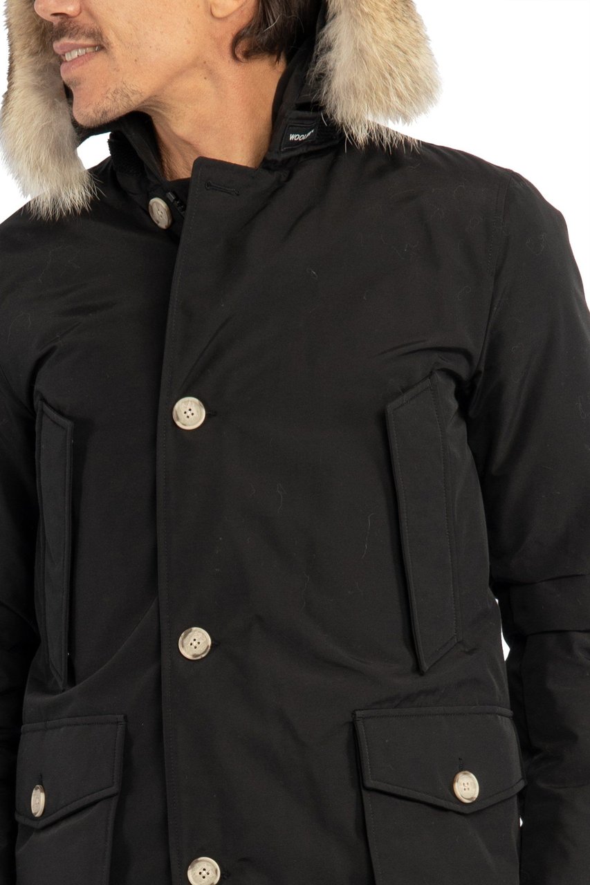 Woolrich Arctic Detachable Fur Parka Black Zwart