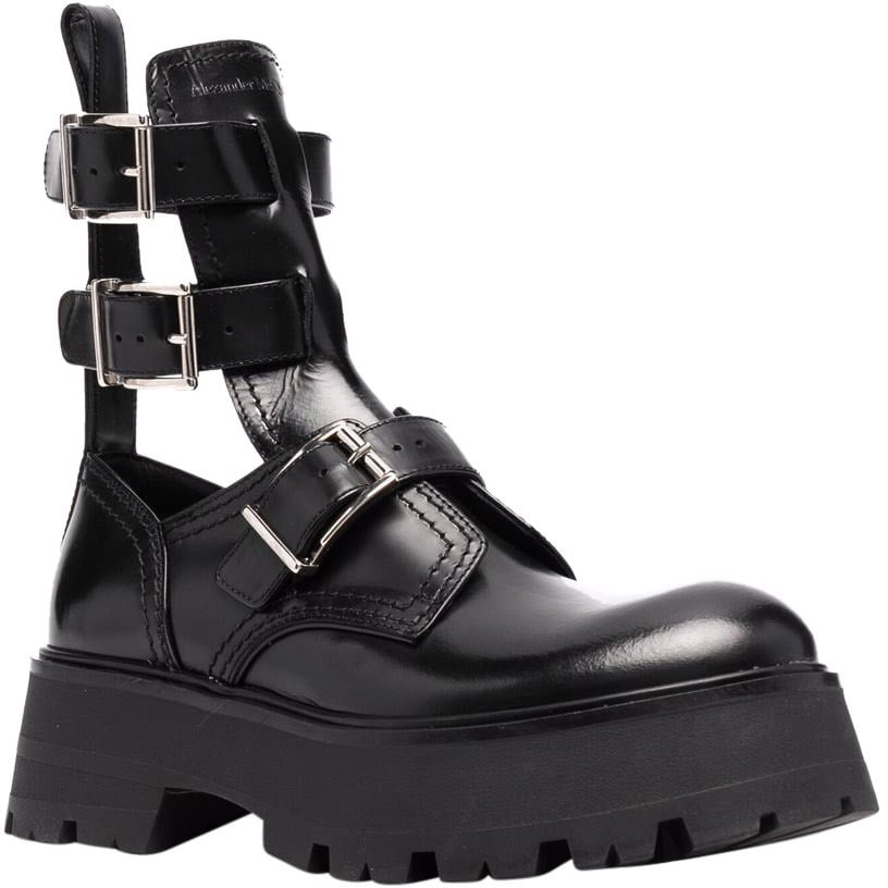 Alexander McQueen RAVE BOOTS Zwart